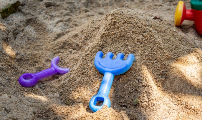 園児の安全を第一に考えた作業