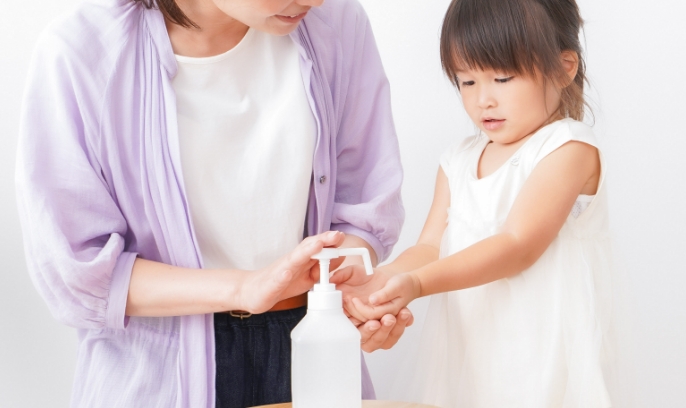 園児の利用を考慮した安全な清掃